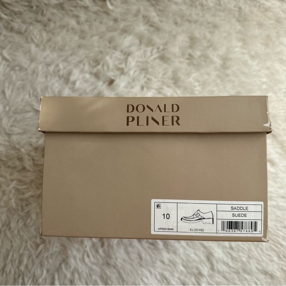 Donald Pliner Elody Monk Strap Suede Loafer Brown New In Box Size 10 - Picture 9 of 9
